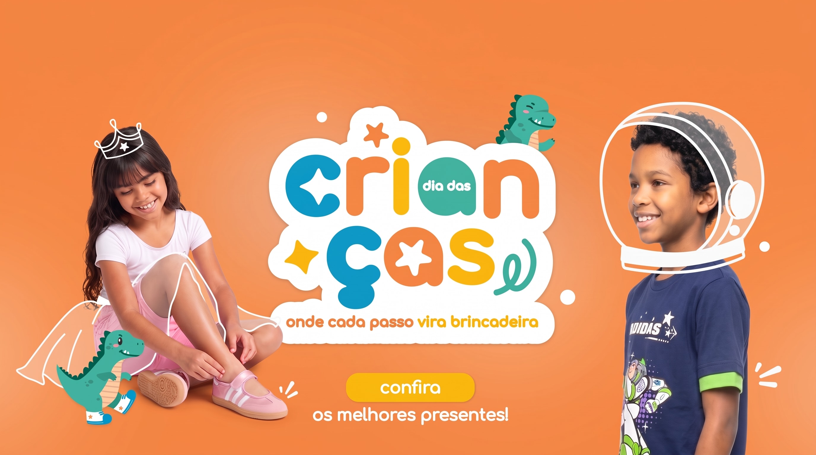 Dia das crianças Banner Home