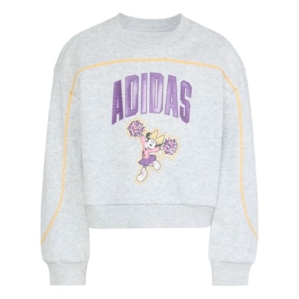 CONJUNTO INFANTIL ADIDAS JZ3565 - Cinza/roxo