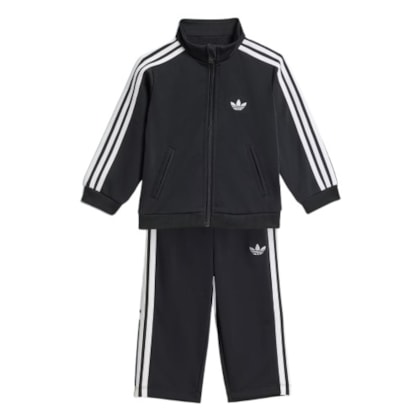 CONJUNTO INFANTIL ADIDAS KD1003 - Preto/branco