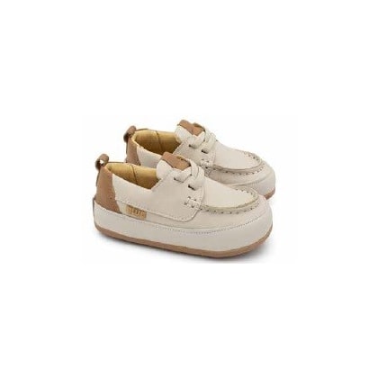 MOCASSIM BLUE LUQUINHA - Off White/cappuccino