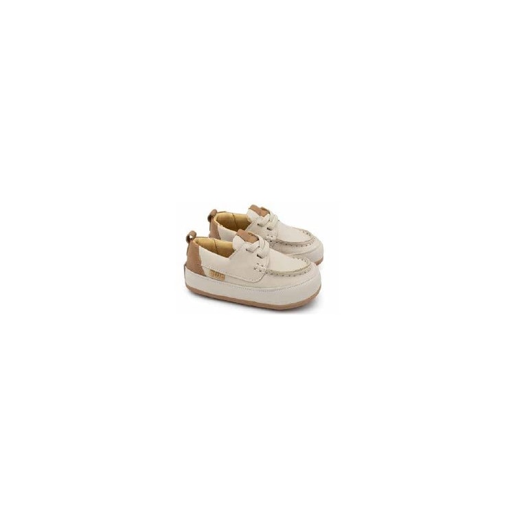MOCASSIM BLUE LUQUINHA - Off White/cappuccino