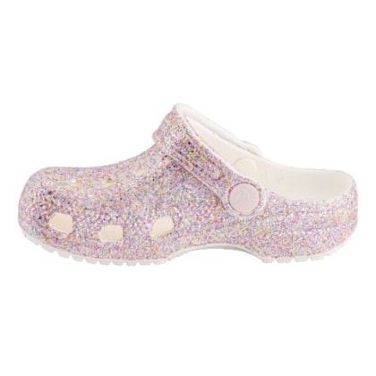 SAND CROCS CLASSIC FANTASY GLITTER CLOG 212562 - Branco Glitter