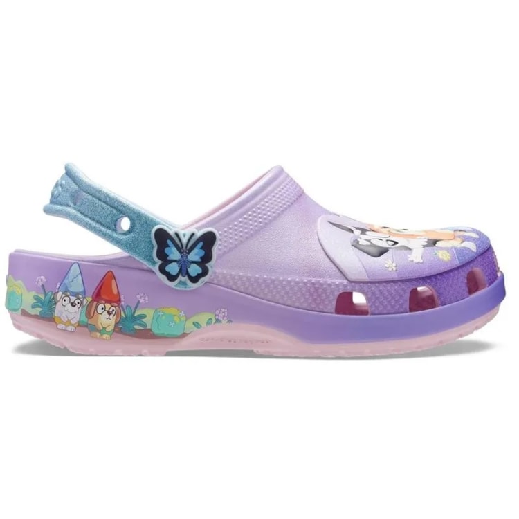 SANDALIA CROCS BLUEY MULTI PINK CLASSIC CLOG 213493 - Lilas/colorido