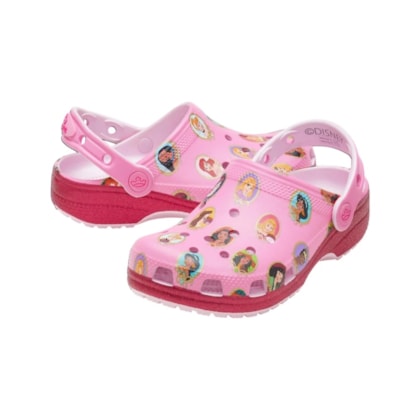 SANDALIA CROCS CLASSIC CLOG PRINCESAS 211193 - Rosa