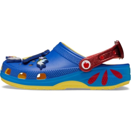 SANDALIA CROCS CLASSIC CLOG SNOW 209495 - Azul/amarelo