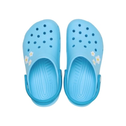 SANDALIA CROCS CLASSIC DAISY T 211264 - Azul Bb