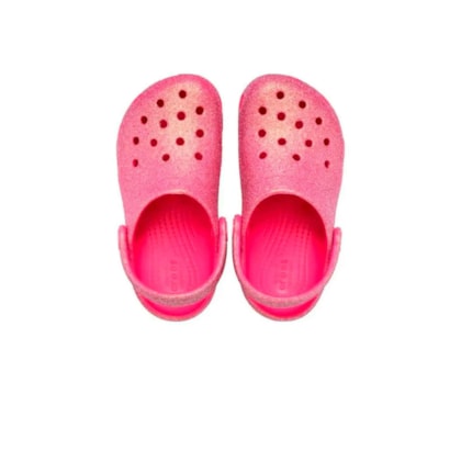 SANDALIA CROCS CLASSIC IRIDESCENT GLITTER CLOG 210985 - Gliter Rosa