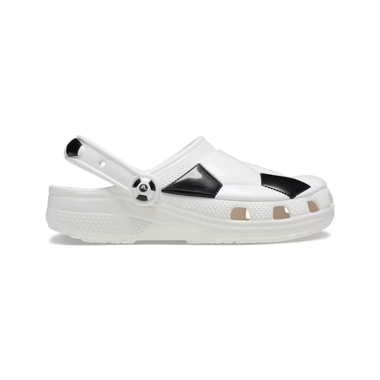 SANDALIA CROCS CLASSIC SOCCER BALL CLOG T 210023 - Branco/preto