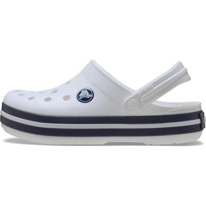 SANDALIA CROCS CROCBAND CLOG 207005 - Off White/marinho