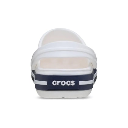 SANDALIA CROCS CROCBAND CLOG 207005 - Off White/marinho