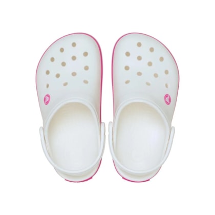 SANDALIA CROCS CROCBAND CLOG 207005 - Off White/pink
