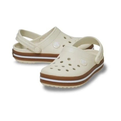 SANDALIA CROCS CROCBAND GUM CLOG 212775 - Off White