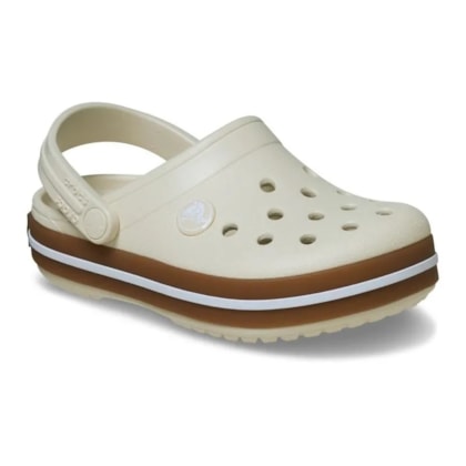 SANDALIA CROCS CROCBAND GUM CLOG 212776 - Off White