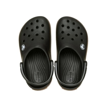 SANDALIA CROCS CROCBAND GUM CLOG 212776 - Preto/marrom