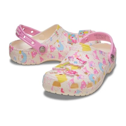 SANDALIA CROCS HELLO KITTY AND FRIENDS 212685 - Bege/rosa