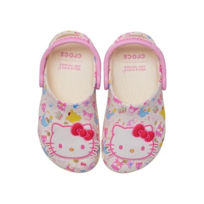 SANDALIA CROCS HELLO KITTY AND FRIENDS 212686 - Bege/rosa