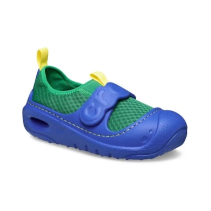 SANDALIA CROCS SWIFTWATER SPLASH 210620 - Verde/azul