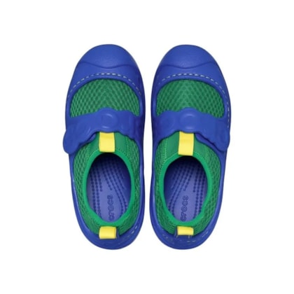 SANDALIA CROCS SWIFTWATER SPLASH 210620 - Verde/azul