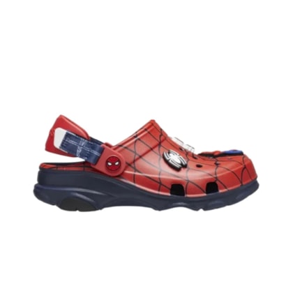 SANDALIA CROCS TERRAIN CLOG MARVEL SPIDER-MAN 208786 - Marinho/vermelho
