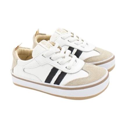 TENIS BLUE JADE - Branco/off White/preto