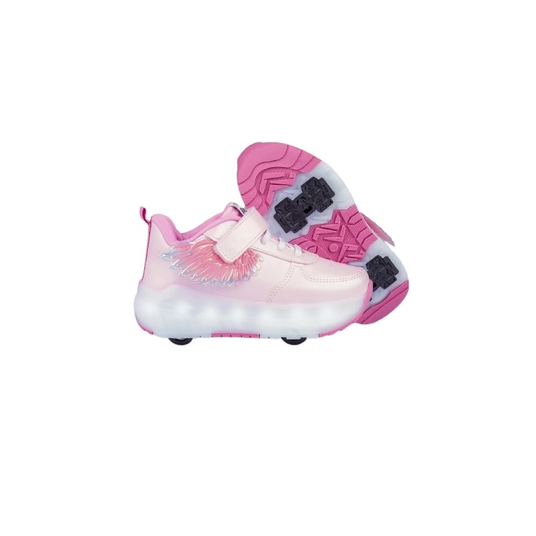 TENIS INFANTIL RODINHAS PAMPILI 782002 - Rosa
